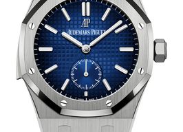 Audemars Piguet Royal Oak 26591TI.OO.1252TI.04 (2025) - Blue dial 42 mm Titanium case