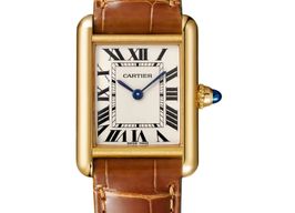 Cartier Tank Louis Cartier W1529856 (2025) - Zilver wijzerplaat 30mm Geelgoud