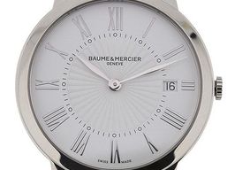 Baume & Mercier Classima M0A10224 (2023) - Wit wijzerplaat 37mm Staal