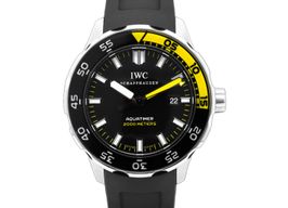 IWC Aquatimer Automatic 2000 IW356802 (Onbekend (willekeurig serienummer)) - Zwart wijzerplaat 44mm Staal