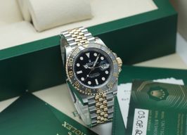 Rolex GMT-Master II 126713GRNR (2023) - Zwart wijzerplaat 40mm Goud/Staal