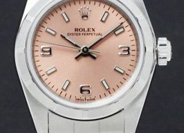 Rolex Oyster Perpetual 76030 (2000) - Roze wijzerplaat 26mm Staal