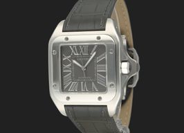 Cartier Santos 100 W20134X8 (2009) - Grey dial 38 mm Steel case