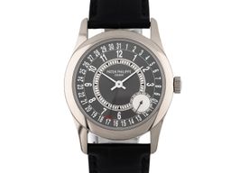 Patek Philippe Calatrava 6000G-010 (2014) - Grey dial 37 mm White Gold case