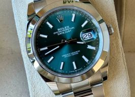 Rolex Datejust 41 126300 (2022) - Green dial 41 mm Steel case