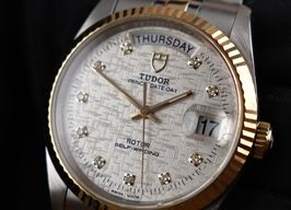 Tudor Prince Date 76213 (2013) - Zilver wijzerplaat 36mm Goud/Staal