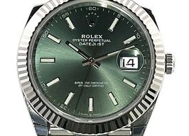 Rolex Datejust 41 126334 (2024) - Groen wijzerplaat 41mm Staal
