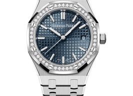 Audemars Piguet Royal Oak Selfwinding 77451ST.ZZ.1361ST.02 (2025) - Blauw wijzerplaat 34mm Staal