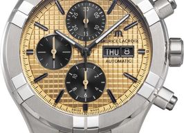 Maurice Lacroix Aikon AI6038-TT032-530-1 (2026) - Goud wijzerplaat 44mm Titanium