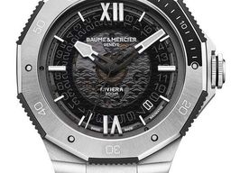 Baume & Mercier Riviera M0A10825 (2026) - Zwart wijzerplaat 41mm Staal