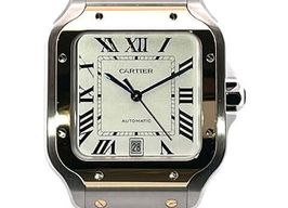 Cartier Santos W2SA0009 (2024) - Zilver wijzerplaat 40mm Staal