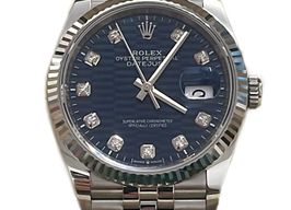 Rolex Datejust 36 126234 (2024) - Blauw wijzerplaat 36mm Staal