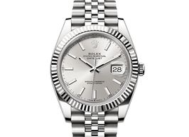 Rolex Datejust 41 126334 (2025) - Zilver wijzerplaat 41mm Staal