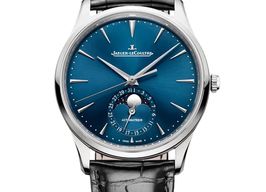 Jaeger-LeCoultre Master Ultra Thin Moon Q1368480 (2024) - Blauw wijzerplaat 39mm Staal