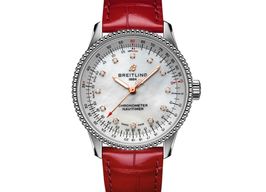 Breitling Navitimer A17395211A1P5 (2023) - Pearl dial 35 mm Steel case