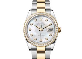 Rolex Datejust 36 126283RBR-0010 (2023) - Pearl dial 36 mm Steel case