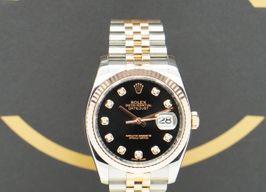 Rolex Datejust 36 116231 (2019) - Black dial 36 mm Gold/Steel case