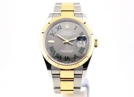 Rolex Datejust 36 126233 (2024) - Grijs wijzerplaat 36mm Goud/Staal