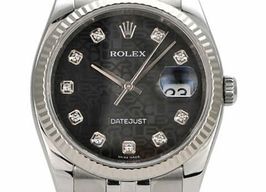 Rolex Datejust 36 116234 (2010) - Grey dial 36 mm Steel case