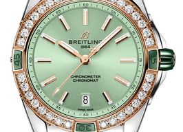 Breitling Chronomat 38 U17356531L1U1 (2026) - Pink dial 38 mm Gold/Steel case