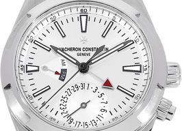 Vacheron Constantin Overseas Dual Time 7900V/110A-B333 (Unknown (random serial)) - Silver dial 42 mm Steel case
