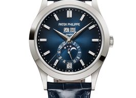 Patek Philippe Annual Calendar 5396G-017 (2024) - Blue dial 39 mm White Gold case