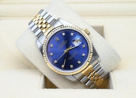 Rolex Datejust 36 16233 (1990) - Blue dial 36 mm Gold/Steel case