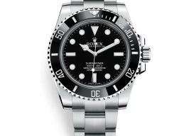 Rolex Submariner No Date 114060 (2012) - Black dial 40 mm Steel case