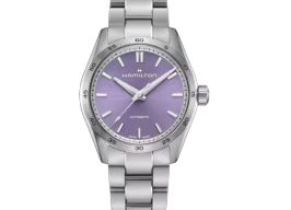Hamilton Jazzmaster Performer H36105170 (2025) - Paars wijzerplaat 34mm Staal