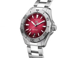 TAG Heuer Aquaracer WBP2114.BA0627 (2024) - Red dial 40 mm Steel case