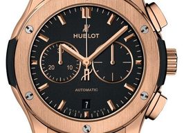 Hublot Classic Fusion Chronograph 541.OX.1181.RX (2025) - Black dial 42 mm Rose Gold case