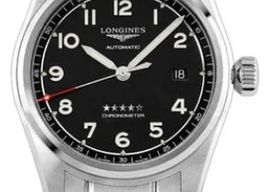 Longines Spirit L3.810.4.53.9 (2024) - Black dial 40 mm Steel case