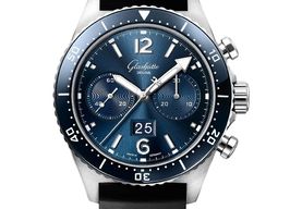 Glashütte Original SeaQ Chronograph 1-37-23-02-81-33 (2024) - Blue dial 43 mm Steel case