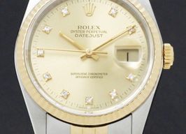 Rolex Datejust 36 16233 (1988) - Gold dial 36 mm Gold/Steel case