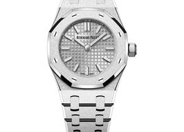 Audemars Piguet Royal Oak Mini 67630BC.GG.1312BC.01 (2025) - Zilver wijzerplaat 23mm Witgoud