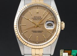 Rolex Datejust 36 16233 (1988) - Champagne dial 36 mm Gold/Steel case