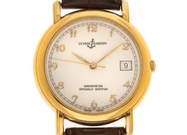 Ulysse Nardin San Marco 131-77 (1990) - Blauw wijzerplaat 38mm Geelgoud