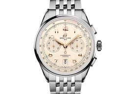 Breitling Premier AB0145211G1A1 (2026) - Yellow dial 42 mm Steel case