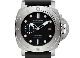 Panerai Luminor Submersible 1950 3 Days Automatic PAM02305 (2023) - Zwart wijzerplaat 47mm Titanium