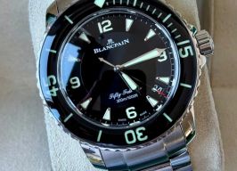 Blancpain Fifty Fathoms 5015-1130-71S (2021) - Black dial 46 mm Steel case