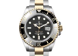 Rolex Sea-Dweller 126603 (2025) - Zwart wijzerplaat 43mm Goud/Staal
