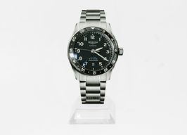 Longines Spirit L3.802.4.53.6 (2024) - Zwart wijzerplaat 39mm Staal
