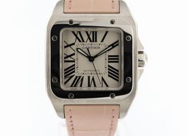Cartier Santos 100 W20126X8 (2017) - Silver dial 36 mm Steel case