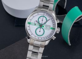 Union Glashütte Unknown 26-32-09-05-10 (Onbekend (willekeurig serienummer)) - Zwart wijzerplaat 40mm Staal