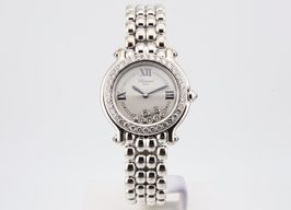 Chopard Happy Sport 27/6137-1015 (Unknown (random serial)) - Silver dial 32 mm White Gold case