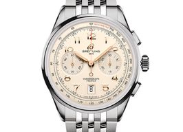 Breitling Premier AB0145211G1A1 (2025) - Geel wijzerplaat 42mm Staal