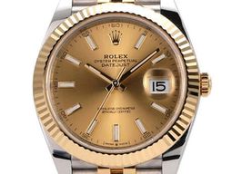 Rolex Datejust 41 126333 (2024) - Champagne dial 41 mm Gold/Steel case