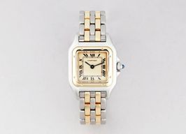 Cartier Panthère 1120 (Unknown (random serial)) - White dial 22 mm Gold/Steel case