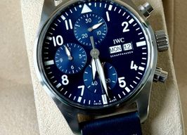 IWC Pilot Chronograph IW388101 (2021) - Blauw wijzerplaat 41mm Staal