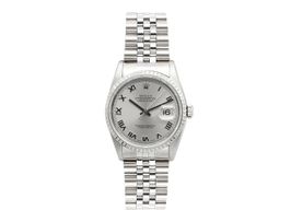 Rolex Datejust 36 16220 (Unknown (random serial)) - Grey dial 36 mm Steel case
